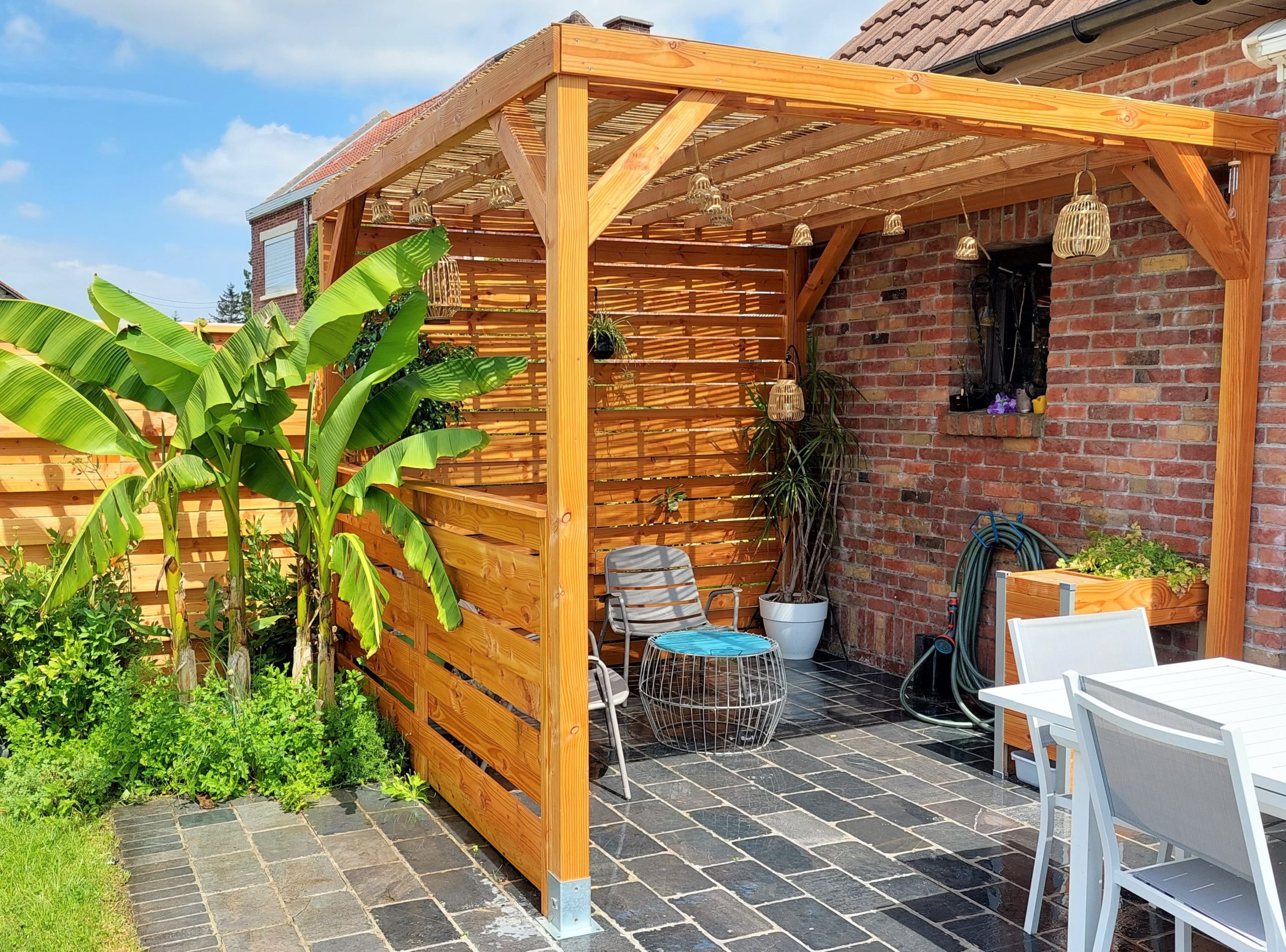 Pergola Modulable En Bois Sans Module Mon Petit Potager