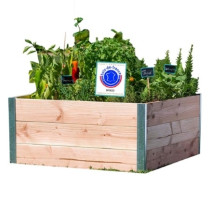 CARRE POTAGER AU SOL STEEL 100 X 95 X 48CM